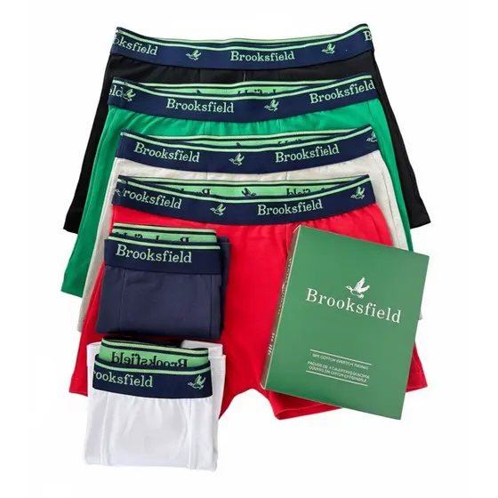 kIT 5 CUECAS BOXER , MASCULINA DE ALGODÃO DE QUALIDADE.