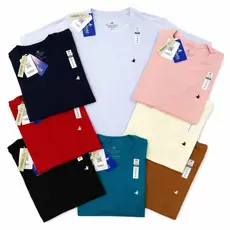 Camiseta Brooksfield Masculina Algodão Peruano 40.1 Luxo Básica