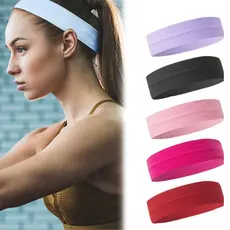kit 12 Yoga Faixas De Cabelo Elástico Esportes Bandana Correndo Fitness Headwear Turbante Cabeça MANIA