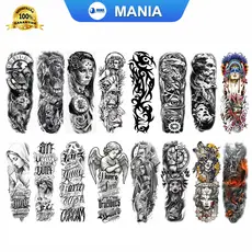 Tatuagem Temporária Tattoo Fake a Prova D'água Unisex Realistas 3D Festa Social Verão Praia MANIA