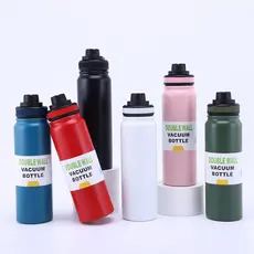 Garrafa Térmica  800ml Copo Esportivo Portátil  Frio/Quente Aço Inoxidável Cores  sortidas Mania