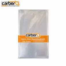 Saco Poli Transparente Incolor C/50 Unidades diversos tamanhos 15x22 15x29 20x29 25x37 30x44 35x54 45x59 cm - Carber