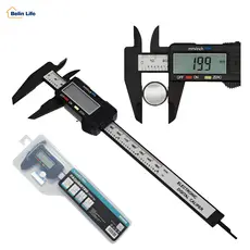 Paquímetro Digital 150mm Precisão 0,01mm LCD Grande para Uso Industrial e Hobby
