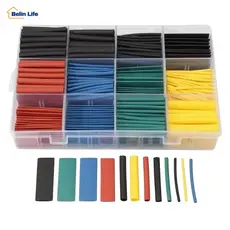 Kit 560 Tubos Termo Retrátil Colorido Isolante Espaguete Fios Luatek LWJ-133