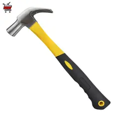 Martelo De Carpinteiro Unha Reta Aço Forjado Temperado Resistente 23mm 27mm