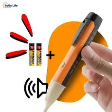 Caneta Detector De Tensão Profissional Sem Contato Dual Alert Para Eletricista