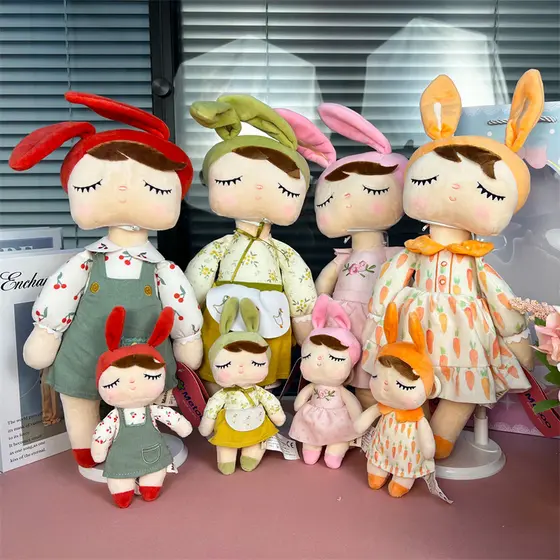 Metoo Angela Pastoral Coelho Princesa Boneca , Estilo Rural Recheado Brinquedo Bonito Crianças Presentes De Aniversário