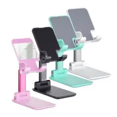 KIT 4 Suporte De Celular Universal Mesa Apoio Dobrável Tablet Base CORES SORTIDAS