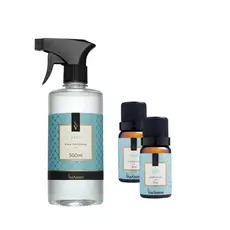 Via Aroma Agua perfumada Classica Baby 500ml + essência baby 10ml