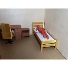 Cama de Solteiro para bonecos Dummy 13 Brinquedo Decoração Varias Cores - Impressão 3D