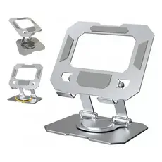 Suporte Tablet Celular Metálico Rotativo EleganteTotalmente Ajustável