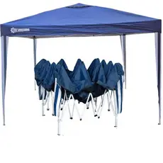 Tenda Cabana Gazebo Alumínio Dobrável Bolsa Transporte Praia 3x3x2,5m Erbmaquinas