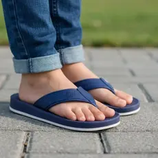 Chinelo Masculino infantil Confortável Casual Chinelo de Dedo Leve Macio Dia a Dia Praia