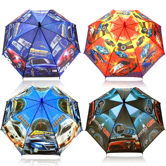 Guarda Chuva Infantil Automático Menino Avião Motos Carros |Robo Sortida Aleatoria