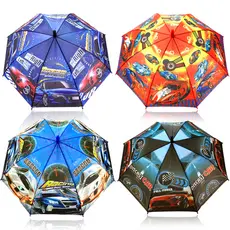 Guarda Chuva Infantil Automático Menino Avião Motos Carros |Robo Sortida Aleatoria
