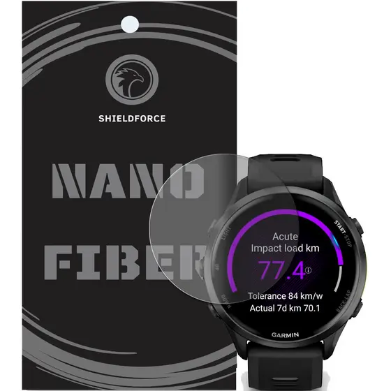 Película Garmin Foreruner 970 47m Shieldforce Nanovidro 2xun