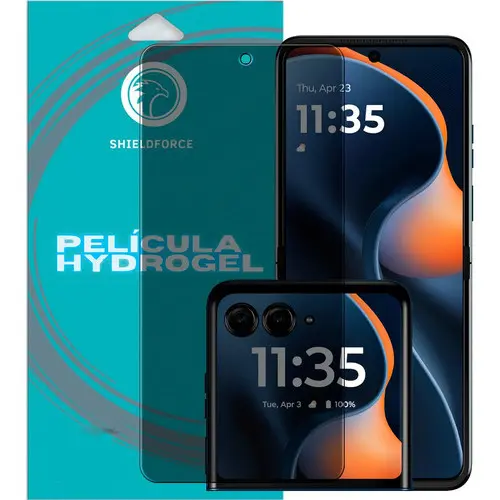 Película Moto Razr 60 5g Privacidade Shieldforce Tela+visor