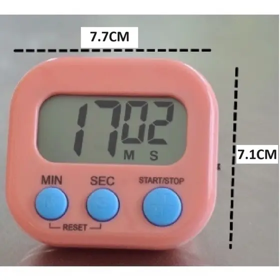 Timer Temporizador Cronometro Digital De Cozinha Mesa Com Im茫 Geladeira N煤meros Grandes Conta Para Cima Para Baixo