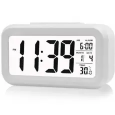 Relógio LCD Controle De luz Óptica De Mesa Digital Com Sensor De Temperatura Inteligente Top Estilo