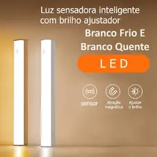 50Cm Luz LED Branco Quente Ou Frio Sem Fio Sensor Carregamento USB 30Cm 20Cm De Inteligente Do Guarda Roupa Quarto