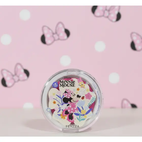 Blush Cremoso Infantil Maquiagem Menina Minnie Mouse Disney Original Fenzza