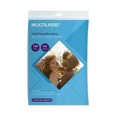 PAPEL FOTOGRAFICO GLOSSY A4 150G 10FLS