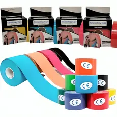Fita Kinesio Tape Bandagem Adesiva Alivia A Dor Rolo Adesivo Funcional Lesão Atleta Tape Ortopedia Fisioterapia