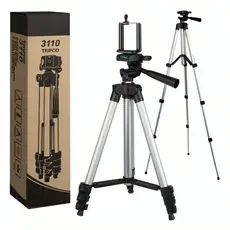 Tripé Universal Com Nível Câmeras Celulares 1,02m Tripé Profissional Para Celular, Câmeras e Ring Light