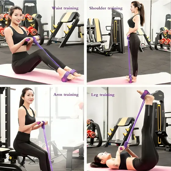 Kit 18 Itens Elástico de Treino 5 Mini Band + Elástico Tensão Extensor + Kit 11 Extensor Elástico + Elástico de Exercícios Puxe