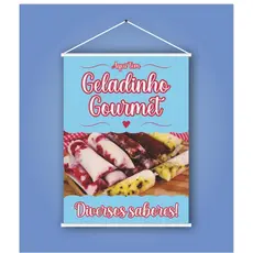 Banner Geladinho gourmet  Arte pronta