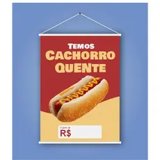 Banner Cachorro Quente Arte Pronta