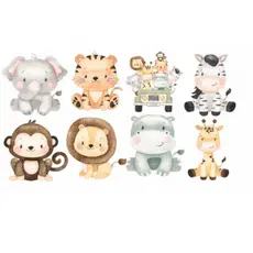 Apliques safari Mdf  5cm