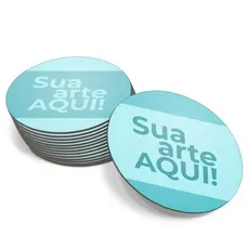 Bolachão ,porta copo MDF Personalizado 8cm