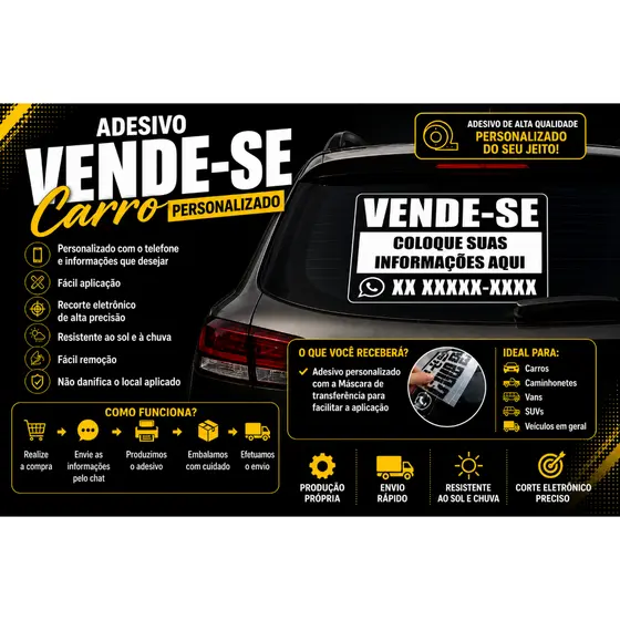 Adesivo Personalizado Vende-se Tamanhos Variados Com Sua Personalização