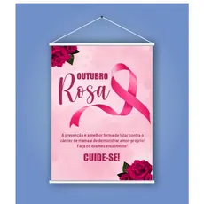 Banner Outubro Rosa arte pronta.