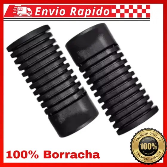 Par Borracha Estribo Titan 150 Pedaleira Dianteira Cg Titan Fan 125 / 150 Cg 99/00