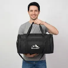 Bolsa de Mão P Necessaire Porta Marmita Chuteira Academia Pequena Dobrável 10L com Alça Mala Unissex