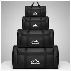 Kit 4 Bolsa De Viagem Completo Resistente Dobrável Praia Media GG G M P Grande Media Familia Ferias