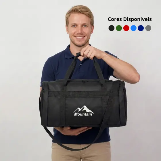 Bolsa de Mão Ombro Unissex Necessaire Academia Dia a Dia Necessaire Porta Marmita Fabrica Atacado