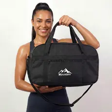 Bolsa de Mão com Alça para Ombro Preto Dia a Dia Academia Fitness Esporte Unissex Esportiva Atacado