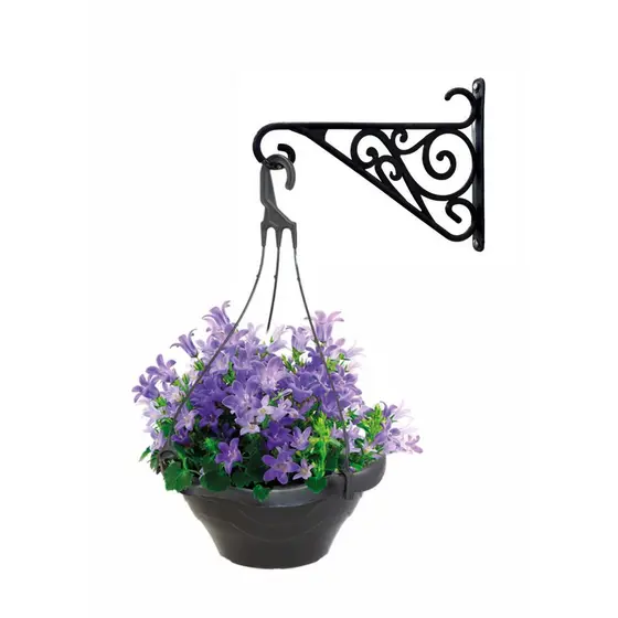 3 Suporte para Pendurar Vasos de Plantas de Plástico para Jardim Suporta 7kg