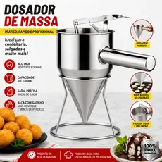 Funil Inox Dosador Confeiteiro Pinoquio liquidos fabricação de velas Dosador Para Líquidos