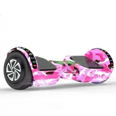Hoverboard Infantil 6.5" - Skate Elétrico com LED Inteligente Bluetooth e Bateria Forte