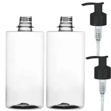 Kit 2 Frascos Pet 1L Com Válvula Pump Dosadora 28/410 Otimo para Shampoo-Condicionador-Sabonete-Alcool em Gel ou liquidos Detergente e etc..