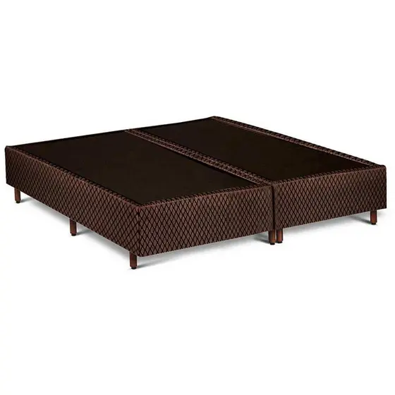 Cama Box Base Queen Universal Rústico Brown (158x198x20) - Polar