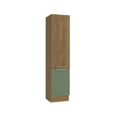 Módulo Cozinha Kappesberg Botanic Paneleiro Botanic M619 c/ 2 Portas 50cm Nogueira/Verde - Kappesberg