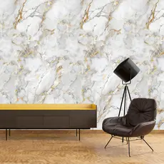 Papel De Parede Vinilico Autocolante  Marmorizado Luxo Sala Quarto Cozinha Lavabo