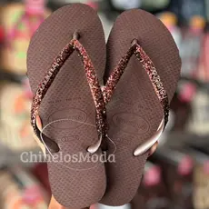 Chinelo Havaianas Slim Glitter II