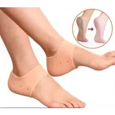 1/2/3 Pares Meia Palmilha Silicone Gel Ortopédica Calcanhar Esporão Cor Da Pele