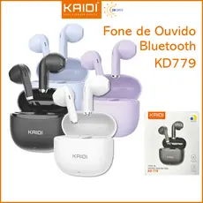 Fone de Ouvido Bluetooth Sem Fio TWS Kaidi KD-779N